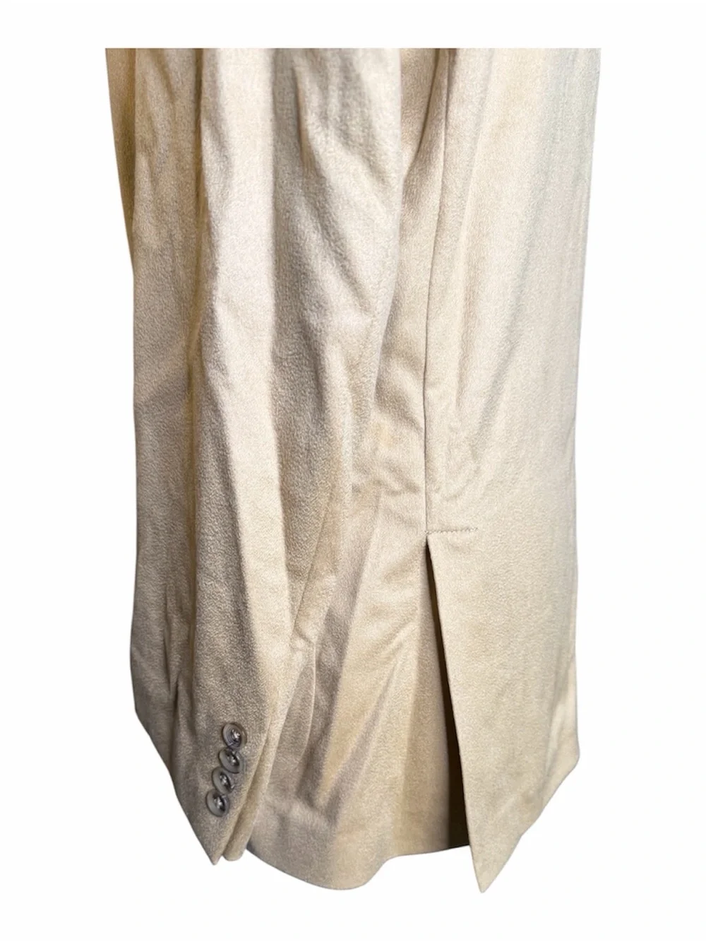 Jack Victor Beige 100% cashmere 42R Blazer Jacket Coat
